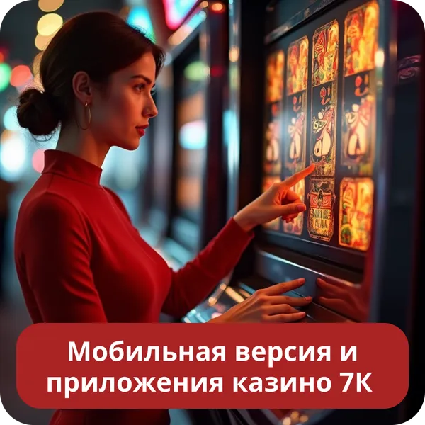 Мобильная версия и приложения казино 7К